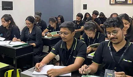Dezine Quest classroom students preparing for NIFT entrance exam